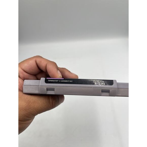 Terminator 2 Judgement Day Super Nintendo Snes Cleaned & Tested Authentic - Picture 5 of 6